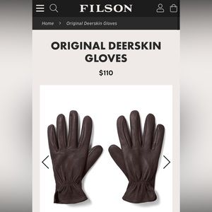 Filson Deer Skin Gloves